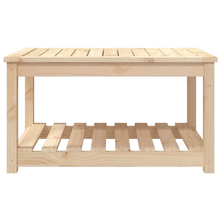 Table de jardin 82,5x50,5x45 cm bois massif de pin - 5