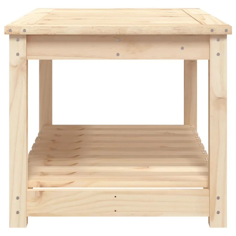 Table de jardin 82,5x50,5x45 cm bois massif de pin - 6