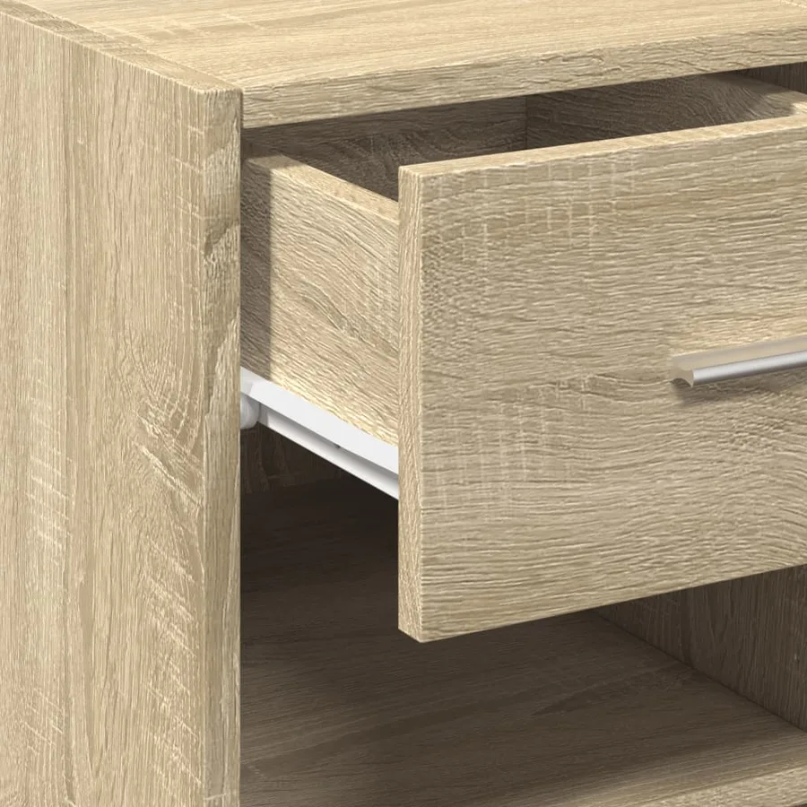 Buffet chêne sonoma 50x42,5x93 cm bois d'ingénierie - 8