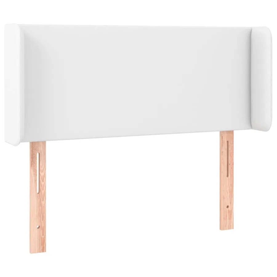Tête de lit à LED Blanc 83x16x78/88 cm Similicuir - 3