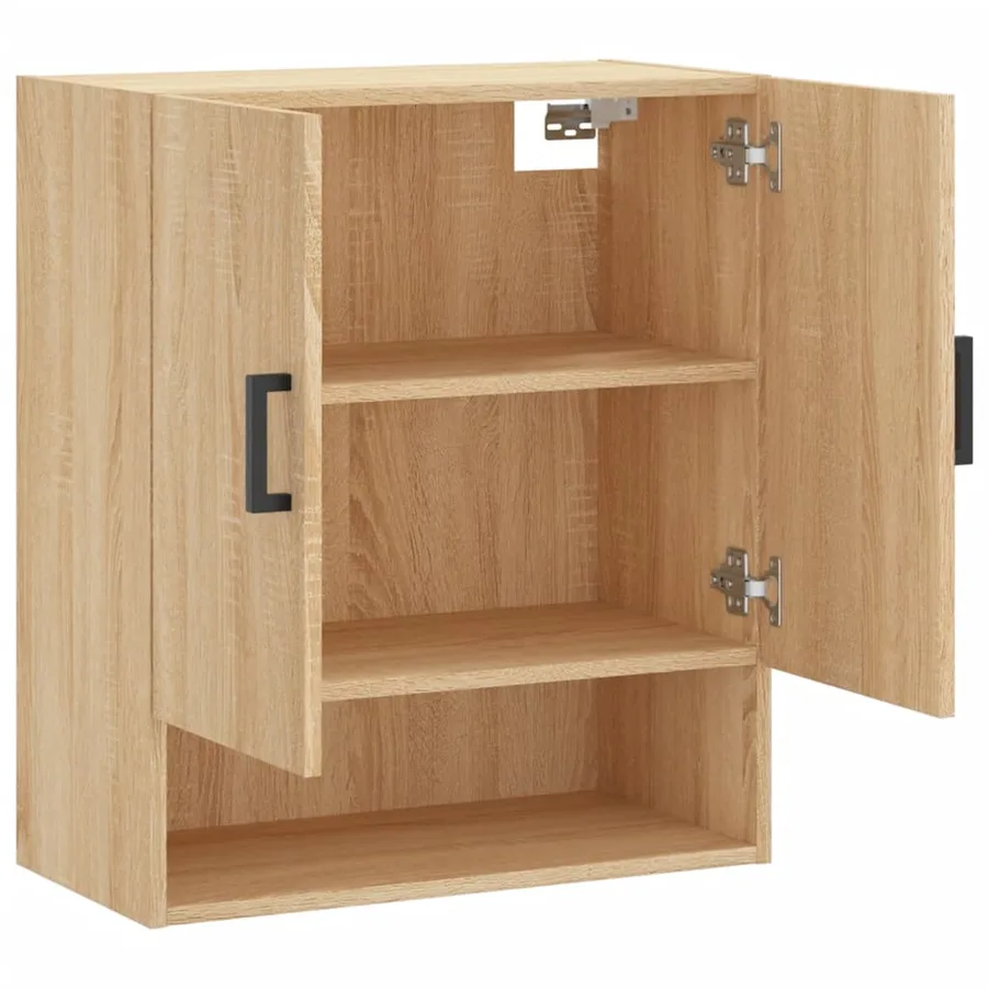 Armoire murale chêne sonoma 60x31x70 cm bois d'ingénierie - 6