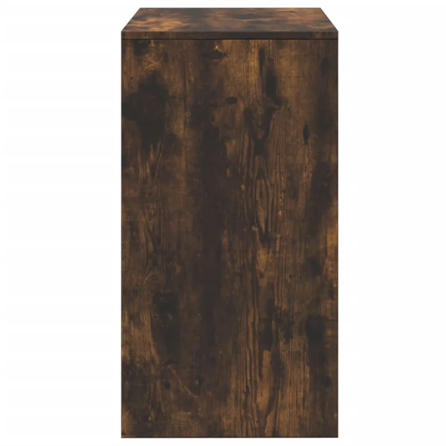 Coiffeuse et tabouret chêne fumé 60x40x113,5 cm - 6