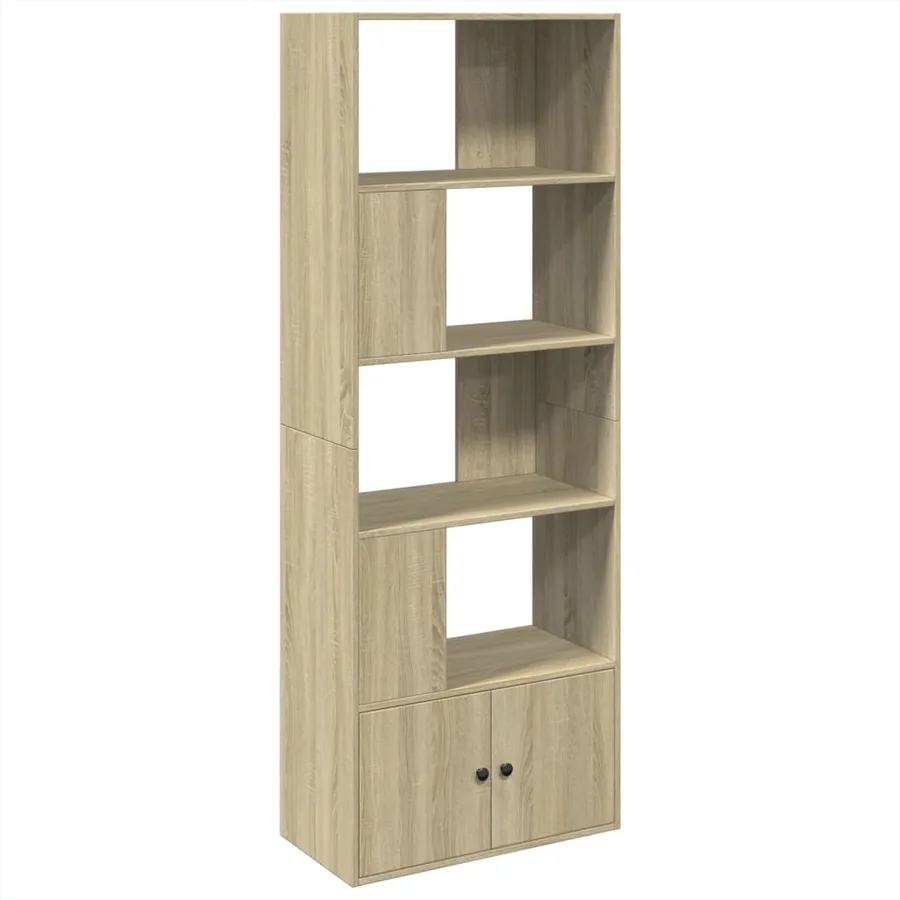 Bibliothèque chêne sonoma 70x36x189 cm bois d'ingénierie - 2