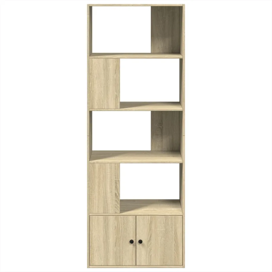 Bibliothèque chêne sonoma 70x36x189 cm bois d'ingénierie - 3