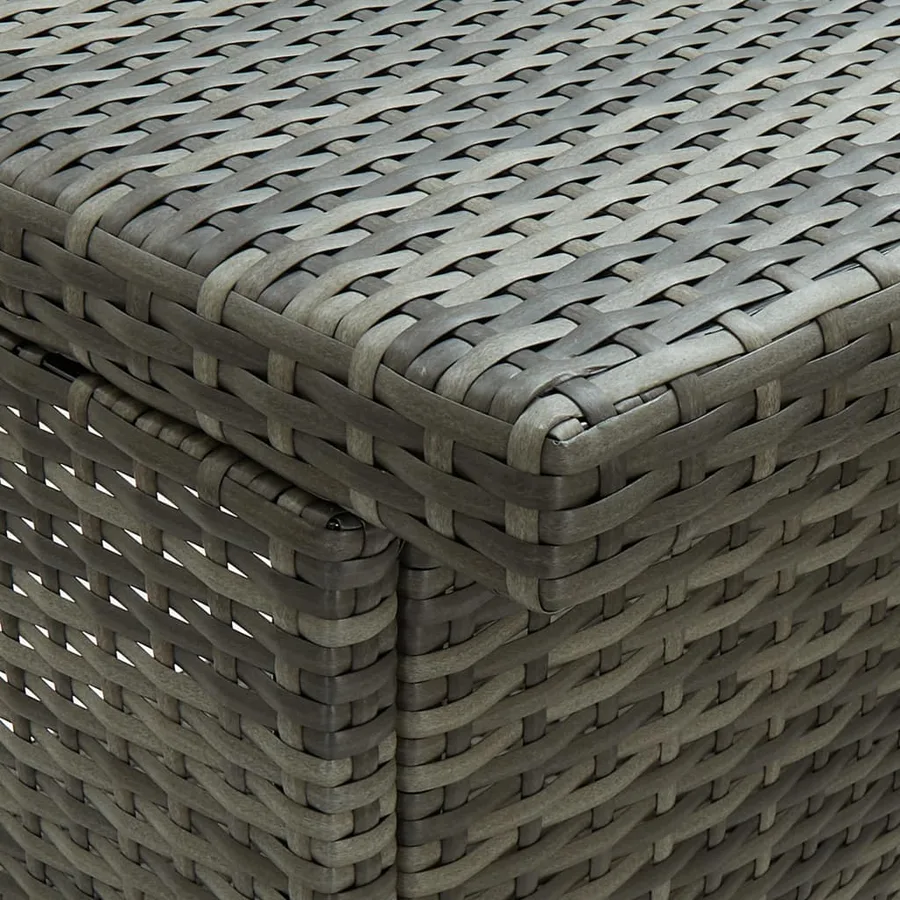 Ensemble de bar 3 pcs Résine tressée Gris - 8