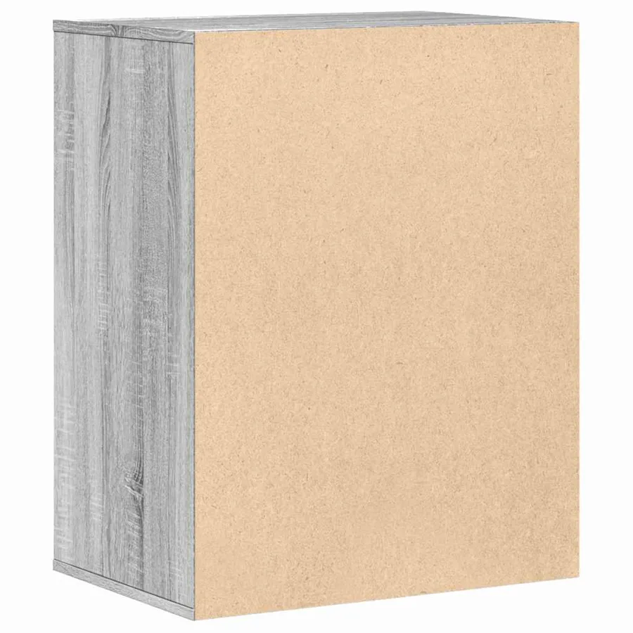 Commode d'angle sonoma gris 60x41x76 cm bois d'ingénierie - 6