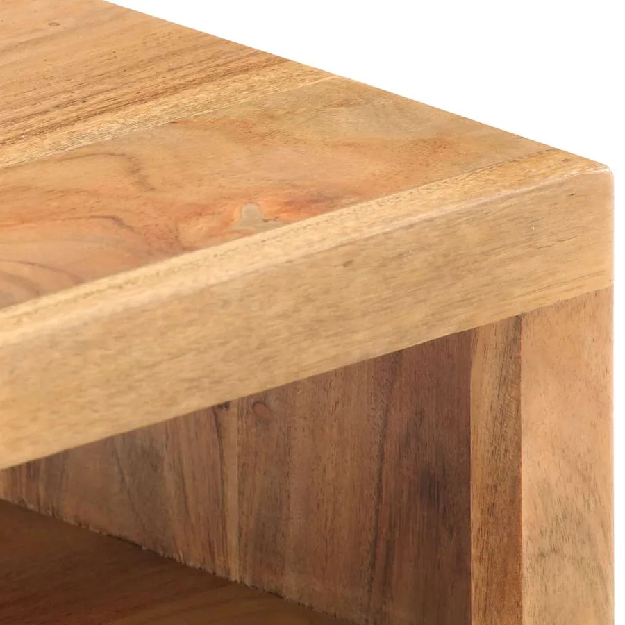 Table basse 90x45x40 cm Bois d'acacia massif - 5