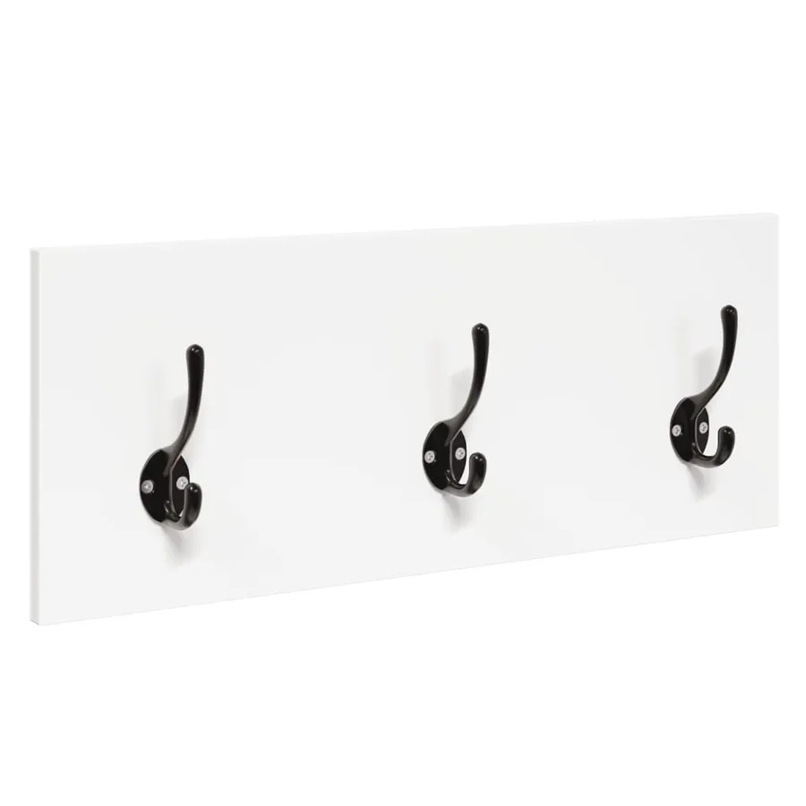 Ensemble de meubles de couloir 4 pcs blanc bois d'ingénierie - 5