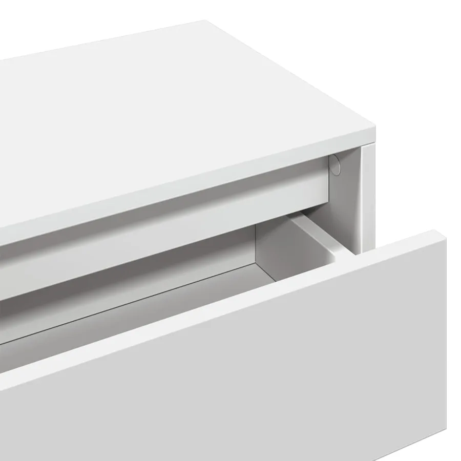 Ensemble de meubles de couloir 4 pcs blanc bois d'ingénierie - 8