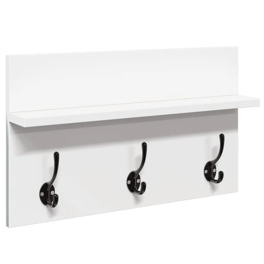 Ensemble de meubles de couloir 4 pcs blanc bois d'ingénierie - 9