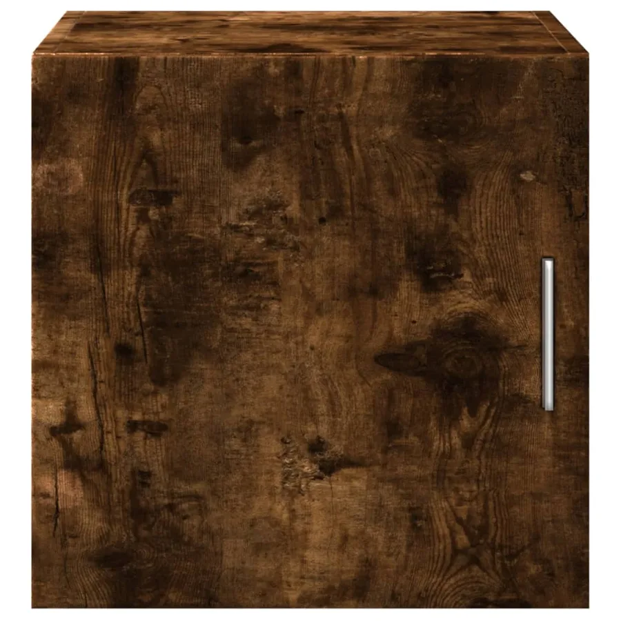 Armoire murale chêne fumé 40x42,5x40 cm bois d'ingénierie - 4