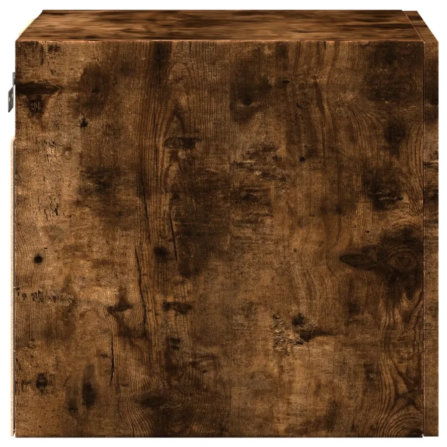 Armoire murale chêne fumé 40x42,5x40 cm bois d'ingénierie - 5
