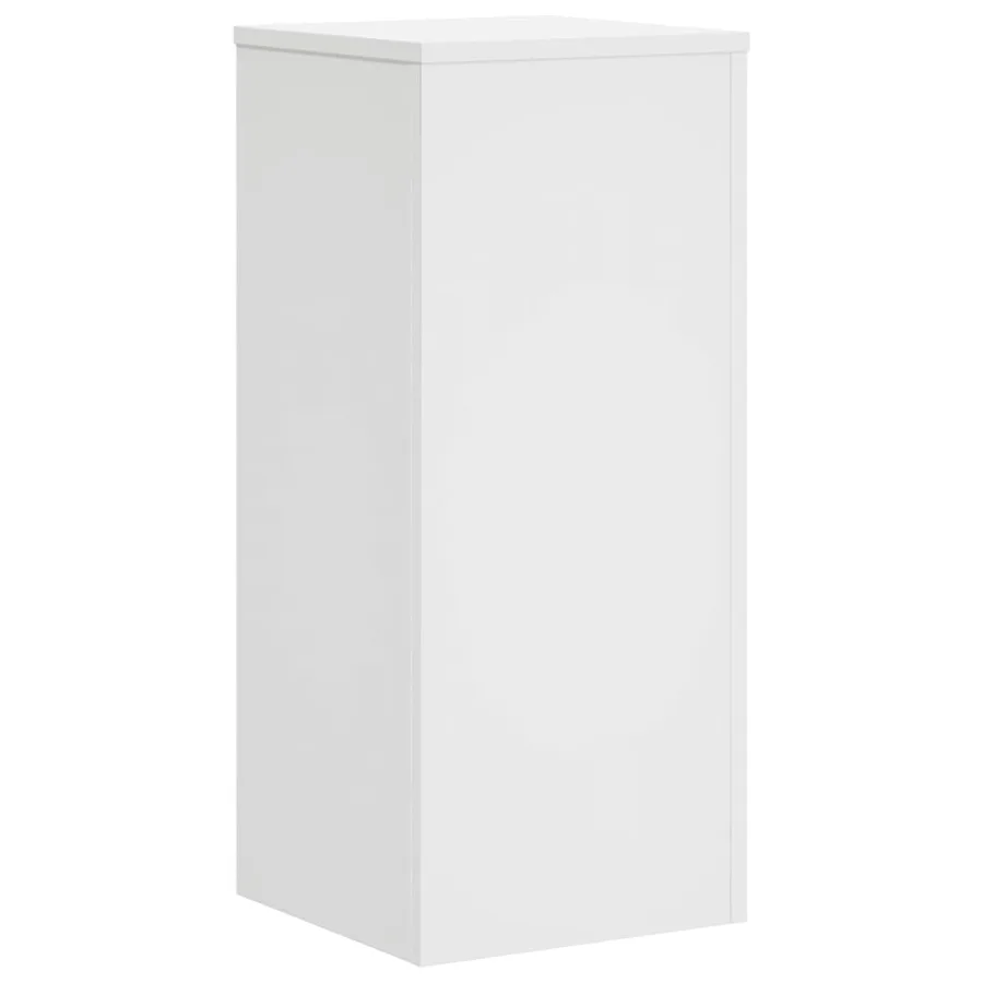 Supports pour plantes 2 pcs blanc 30x30x70 cm bois d'ingénierie - 3