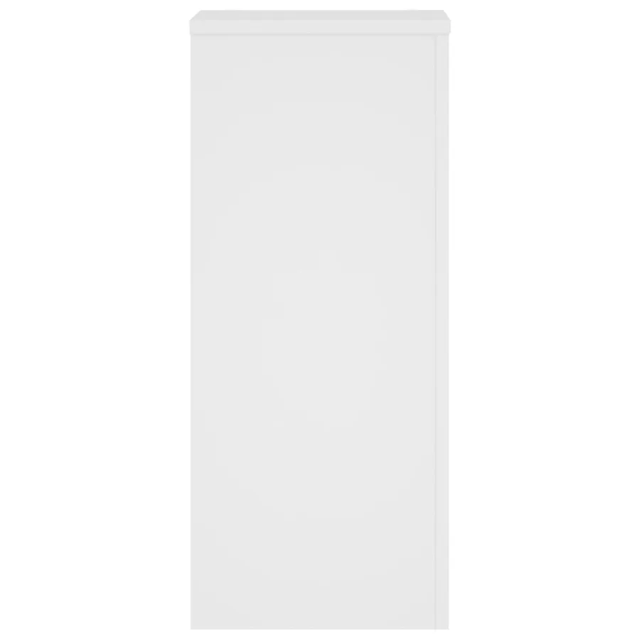 Supports pour plantes 2 pcs blanc 30x30x70 cm bois d'ingénierie - 4