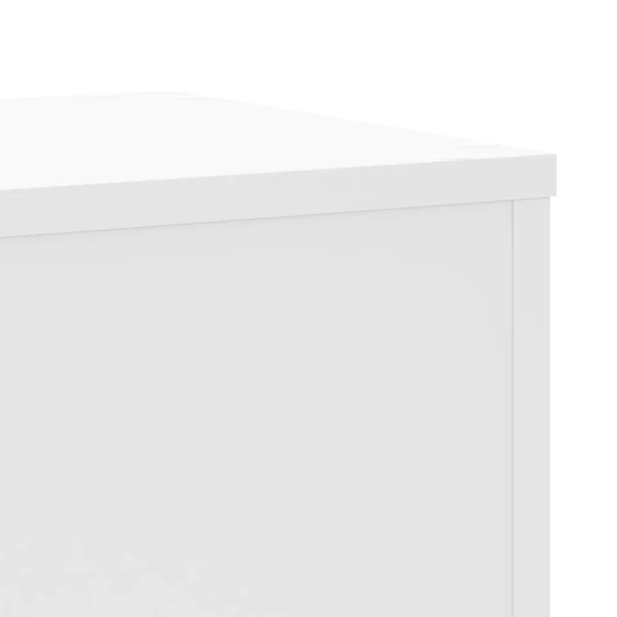 Supports pour plantes 2 pcs blanc 30x30x70 cm bois d'ingénierie - 7