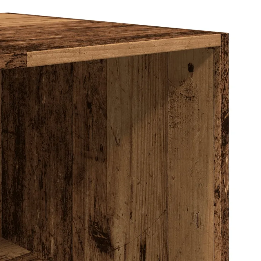 Garde-robe vieux bois 100x50x200 cm bois d'ingénierie - 7