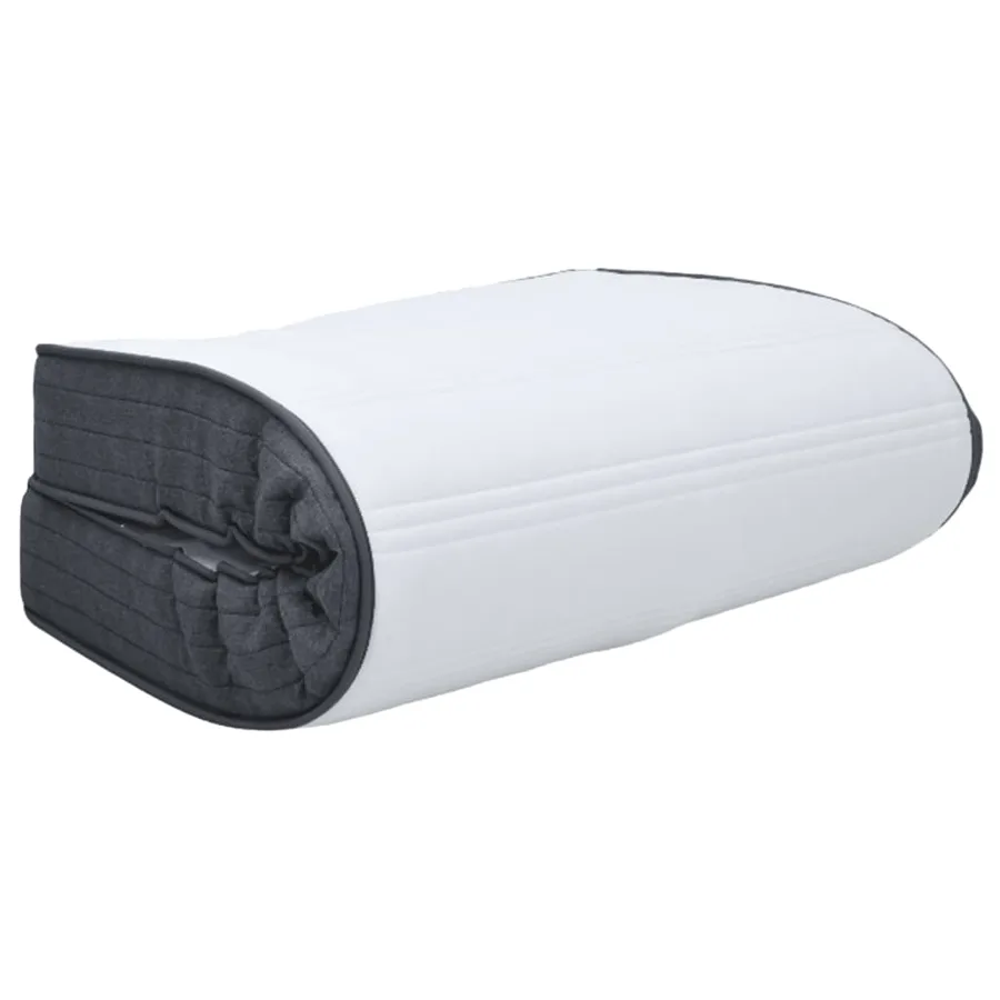 Matelas de sommier à lattes 190x140x20 cm mi-doux tissu - 6