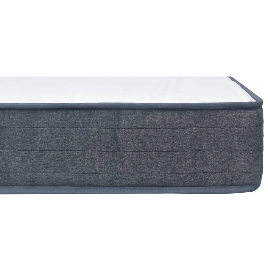 Matelas de sommier à lattes 190x140x20 cm mi-doux tissu - 8