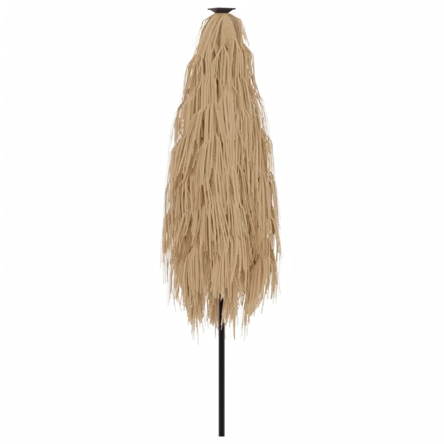 Parasol de jardin avec mât en acier marron 388x388x248 cm - 6