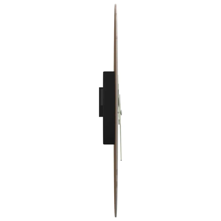 Horloge murale et échelles et aiguilles lumineuses marron Ø30cm - 4