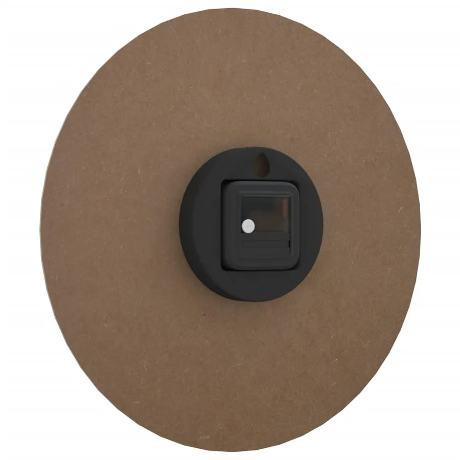 Horloge murale et échelles et aiguilles lumineuses marron Ø30cm - 5