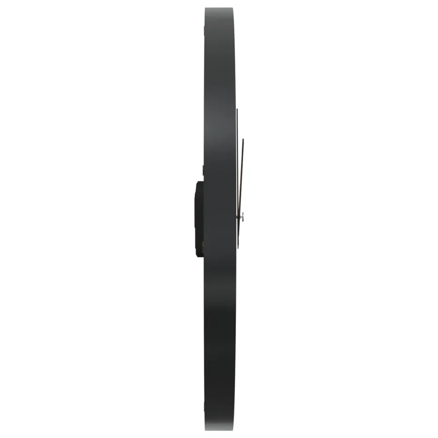 Horloge murale marron Ø35 cm fer et bois d'olivier - 4