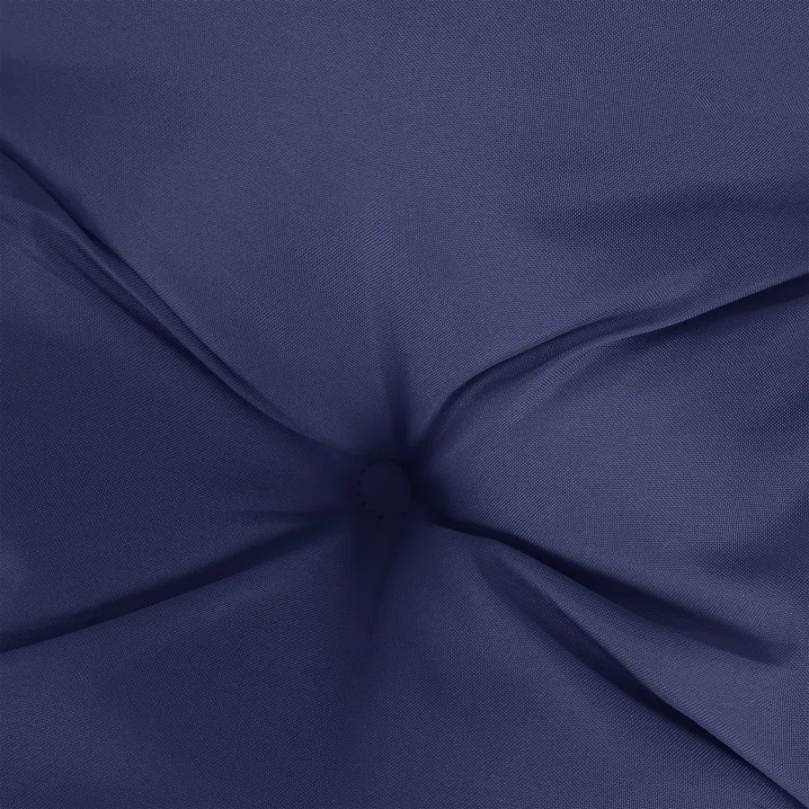 Coussins palette lot de 5 tissu bleu marine - 7