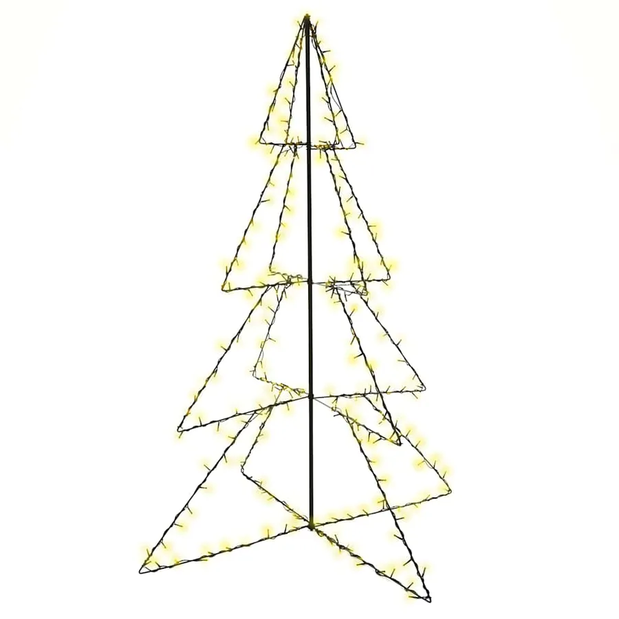Arbre de Noël cône 240 LED d'intérieur/d'extérieur 115x150 cm - 2