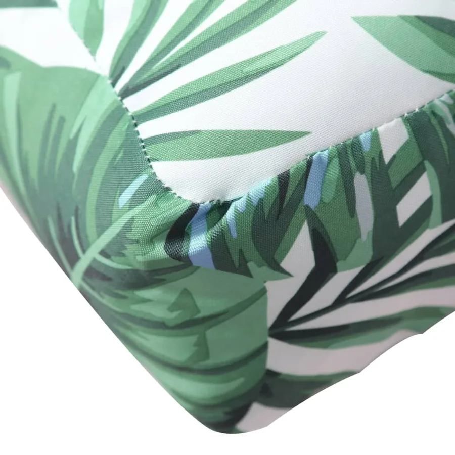 Coussins de palette lot de 2 motif de feuilles tissu - 7