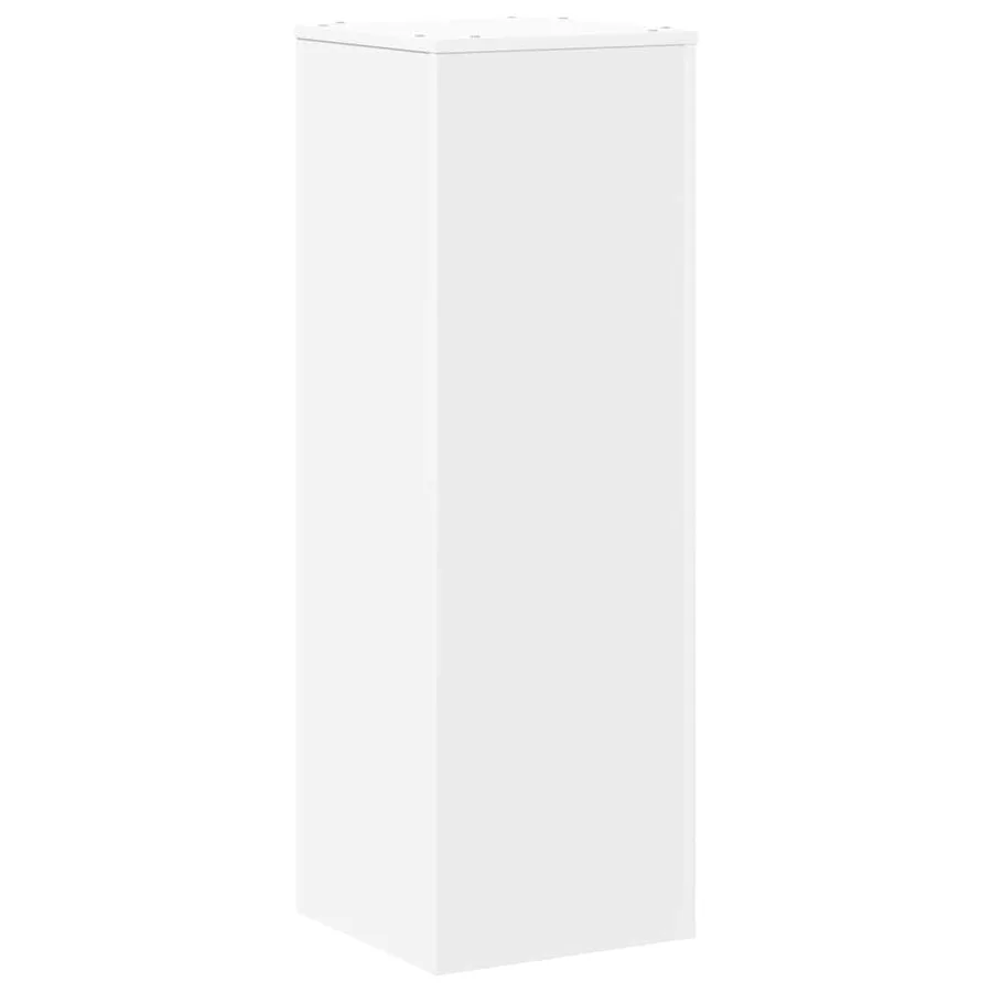 Support pour plantes blanc 33x33x100 cm bois d'ingénierie - 2