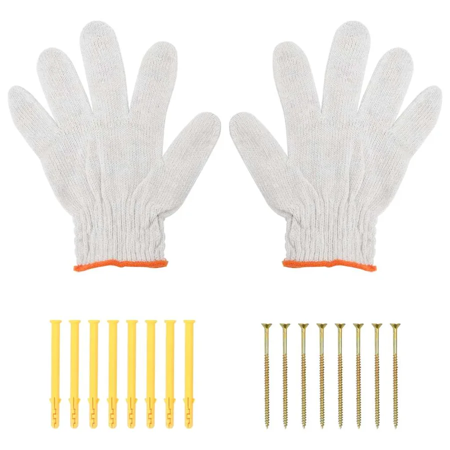 Supports d'étagères 4pcs argenté acier inoxydable - 11