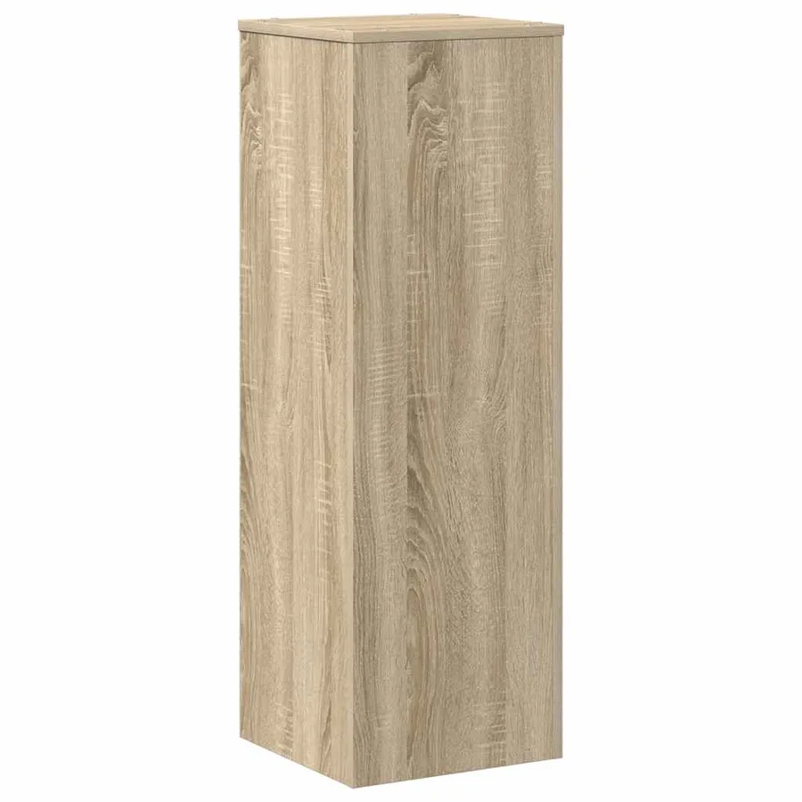 Support pour plantes chêne sonoma 33x33x100cm bois d'ingénierie - 2