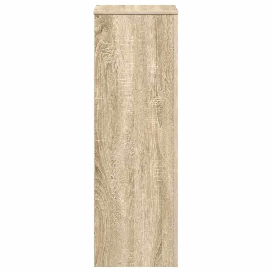 Support pour plantes chêne sonoma 33x33x100cm bois d'ingénierie - 5