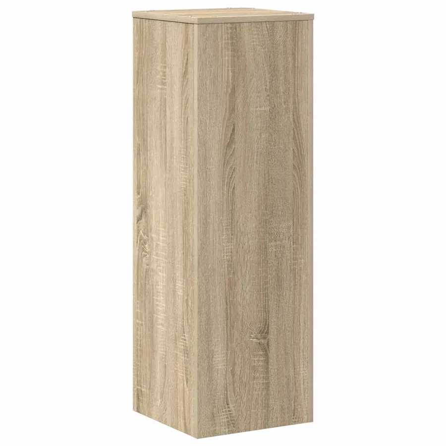 Support pour plantes chêne sonoma 33x33x100cm bois d'ingénierie - 6