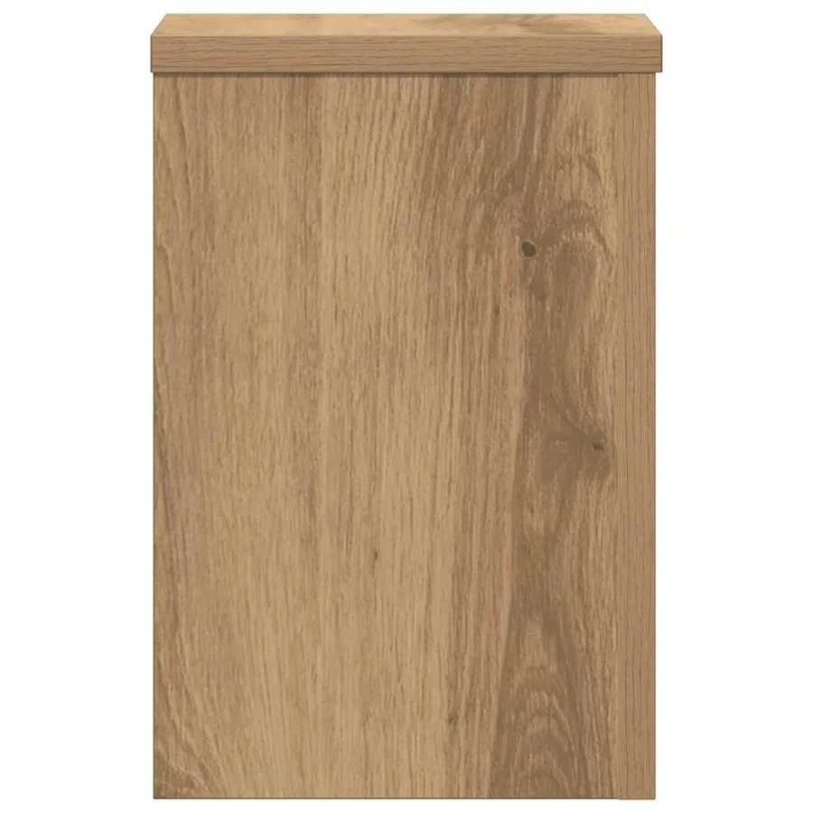 Supports pour plantes 2 pcs chêne artisanal bois d'ingénierie - 4