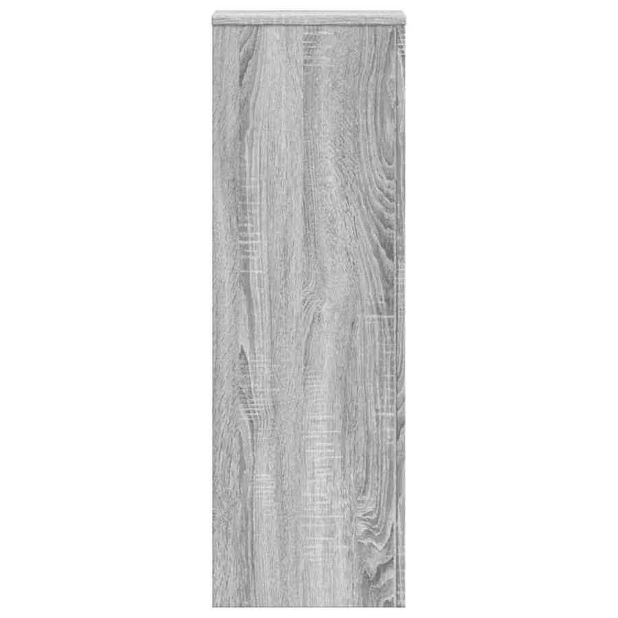 Supports pour plantes 2 pcs sonoma gris bois d'ingénierie - 4