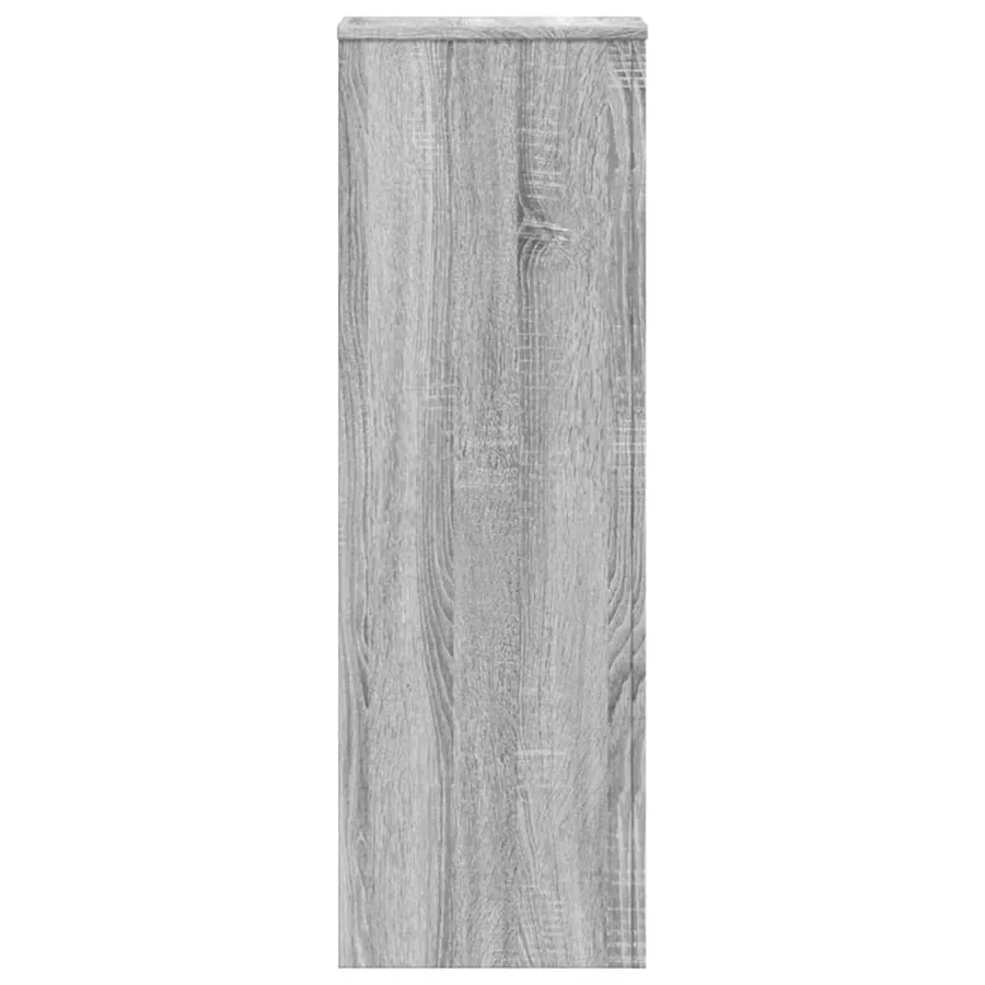 Supports pour plantes 2 pcs sonoma gris bois d'ingénierie - 7