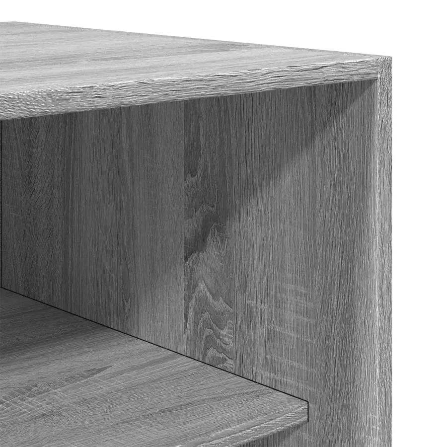 Garde-robe sonoma gris 80x50x200 cm bois d'ingénierie - 7