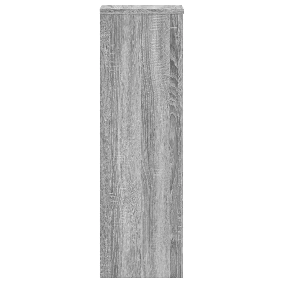 Supports pour plantes 2 pcs sonoma gris bois d'ingénierie - 4
