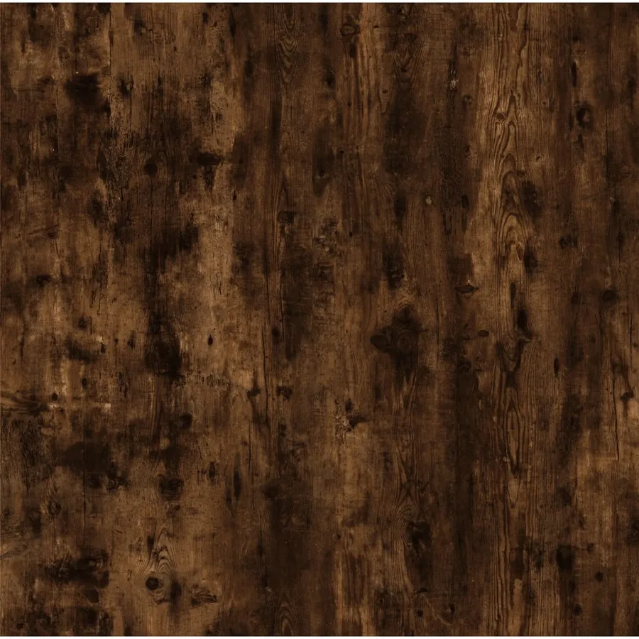 Meuble TV Chêne fumé 102x44,5x50 cm Bois d'ingénierie - 9