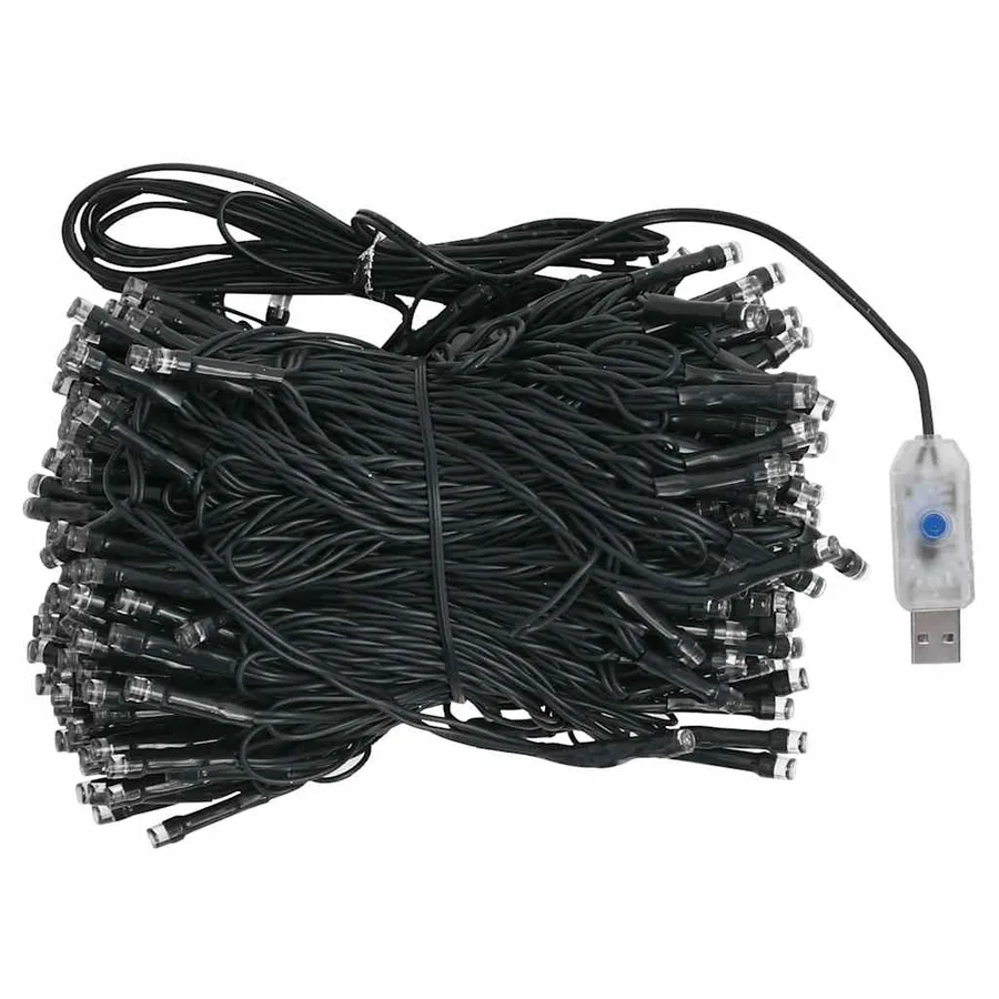 Arbre de Noël artificiel pré-éclairé et boules noir 120 cm PVC - 12
