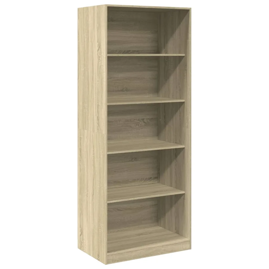 Garde-robe chêne sonoma 80x50x200 cm bois d'ingénierie - 2