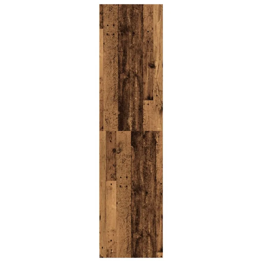 Garde-robe vieux bois 30x50x200 cm bois d'ingénierie - 5