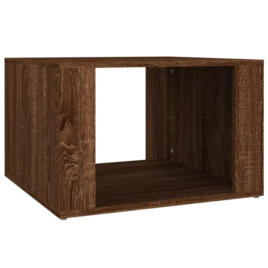 Table de chevet Chêne marron 57x55x36 cm Bois d'ingénierie - 2