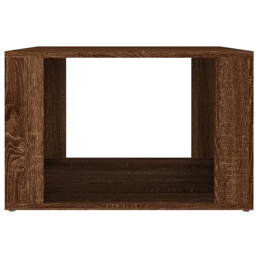 Table de chevet Chêne marron 57x55x36 cm Bois d'ingénierie - 5