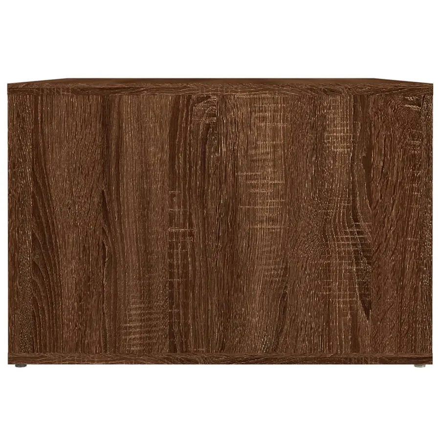 Table de chevet Chêne marron 57x55x36 cm Bois d'ingénierie - 6