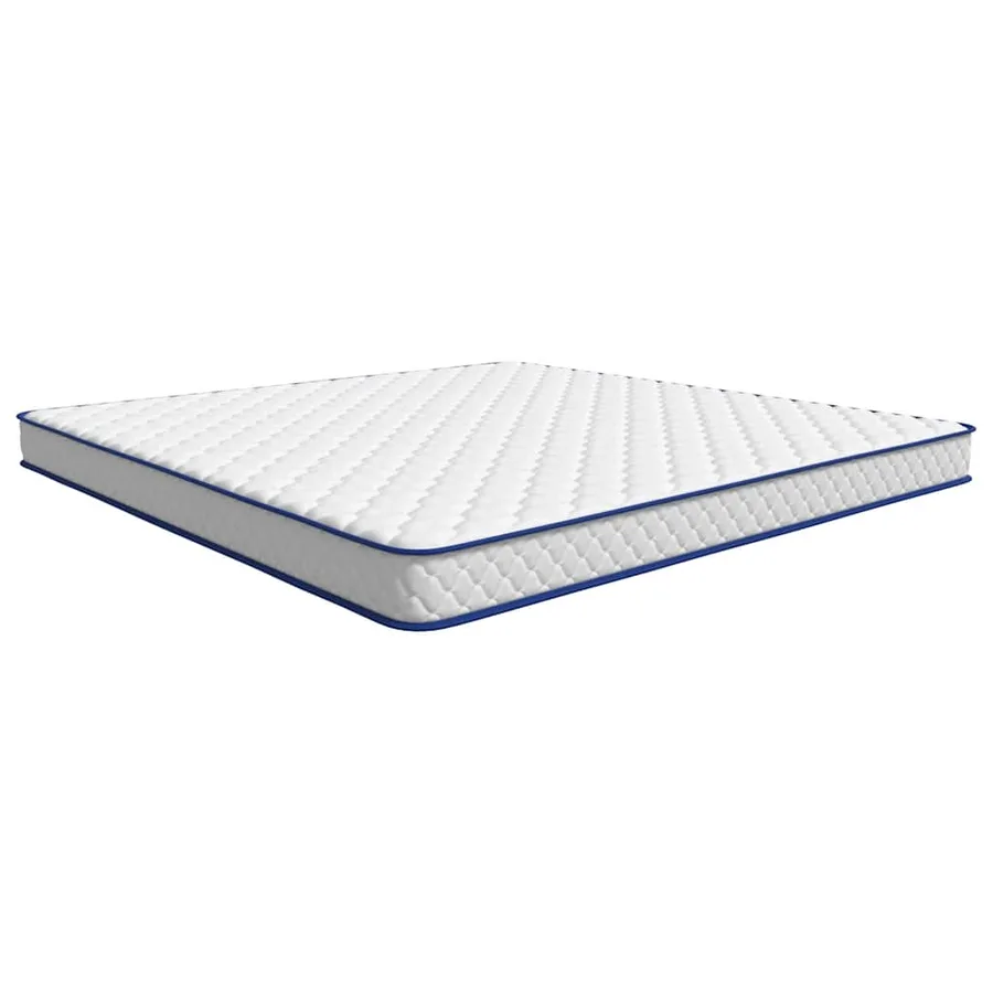 Matelas en mousse à mémoire de forme blanc 200x200x17 cm doux - 3