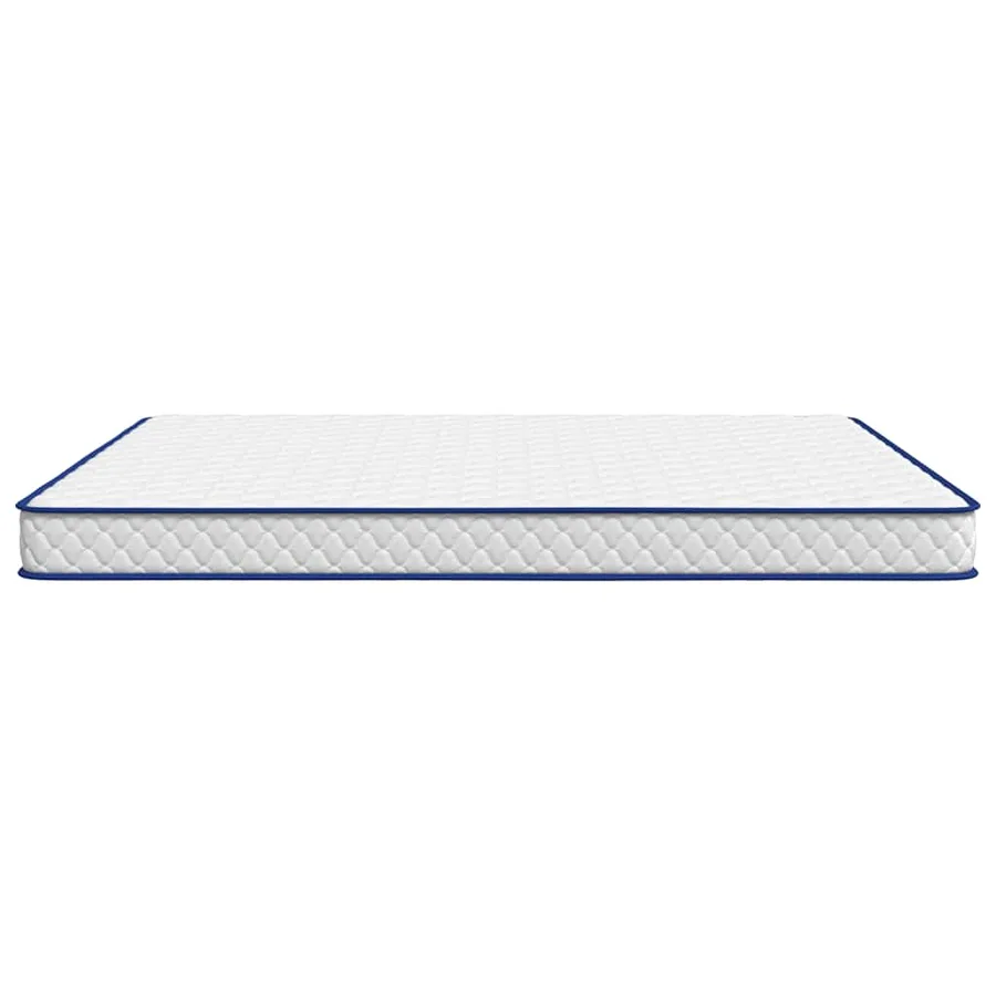 Matelas en mousse à mémoire de forme blanc 200x200x17 cm doux - 4