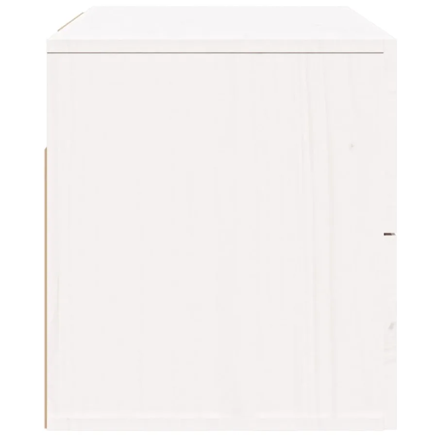 Table de chevet murale Blanc 50x36x40 cm - 7