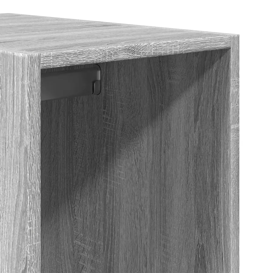 Garde-robe sonoma gris 30x50x200 cm bois d'ingénierie - 8